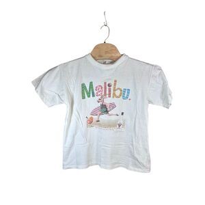 Malibu Rum Single Stitch Large T shirt Surf